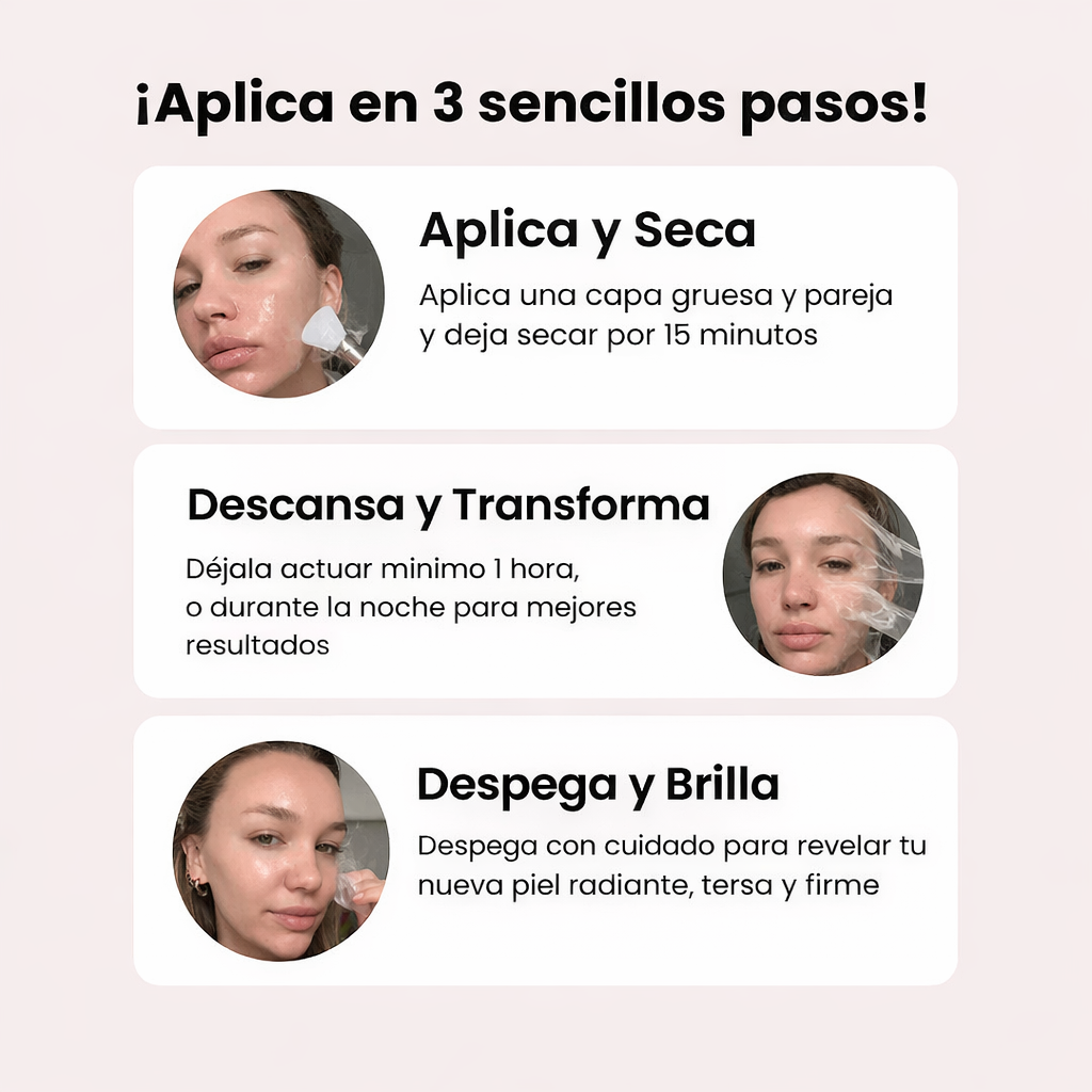 Mascarilla de Colágeno Piel de Porcelana