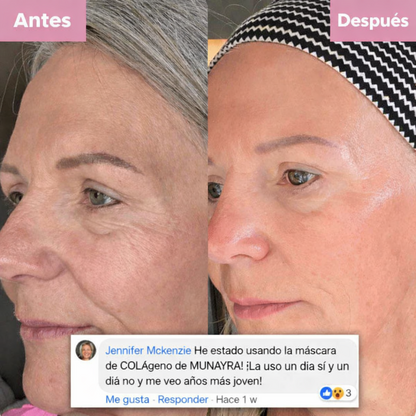 Mascarilla de Colágeno Piel de Porcelana